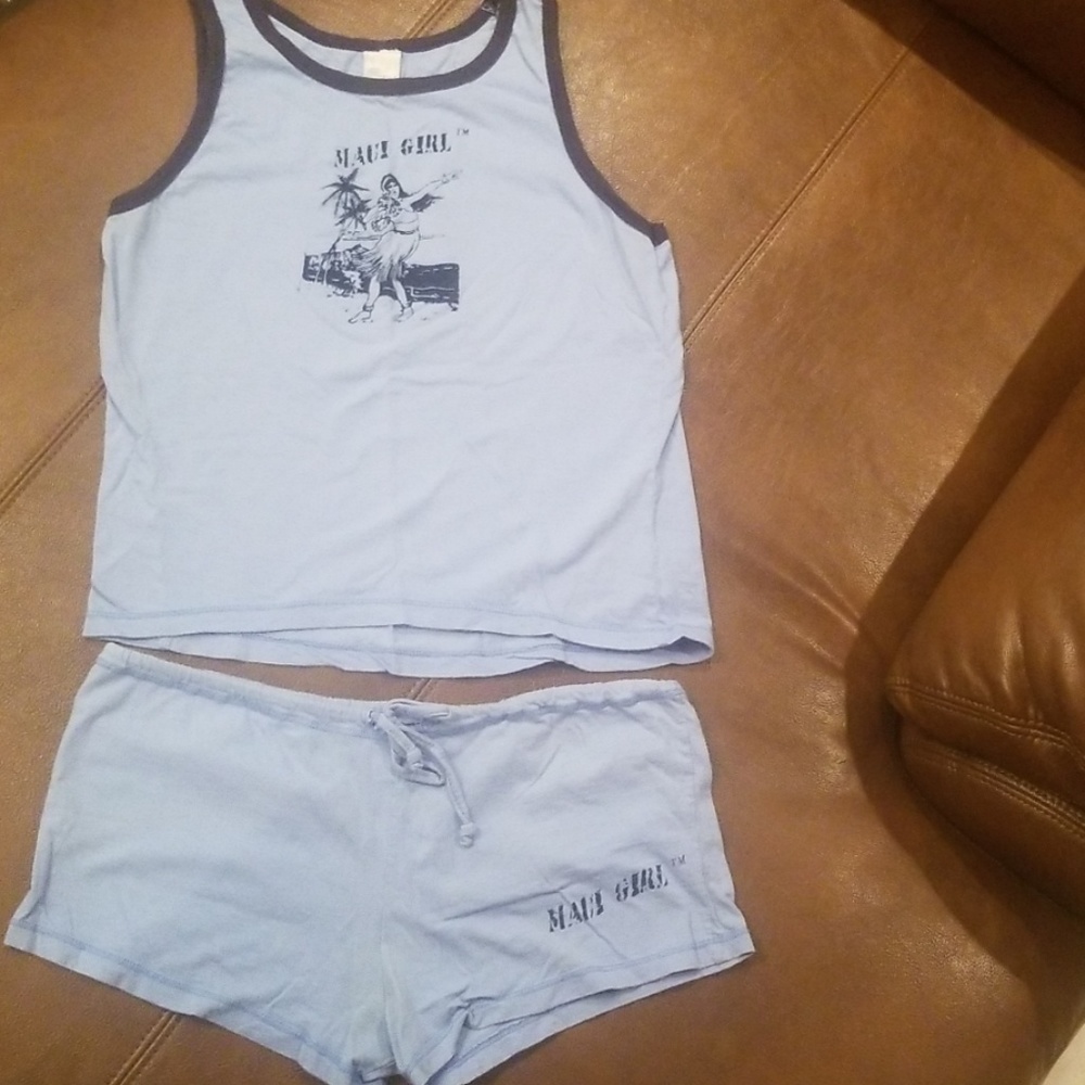 Maui Girl tank and short set